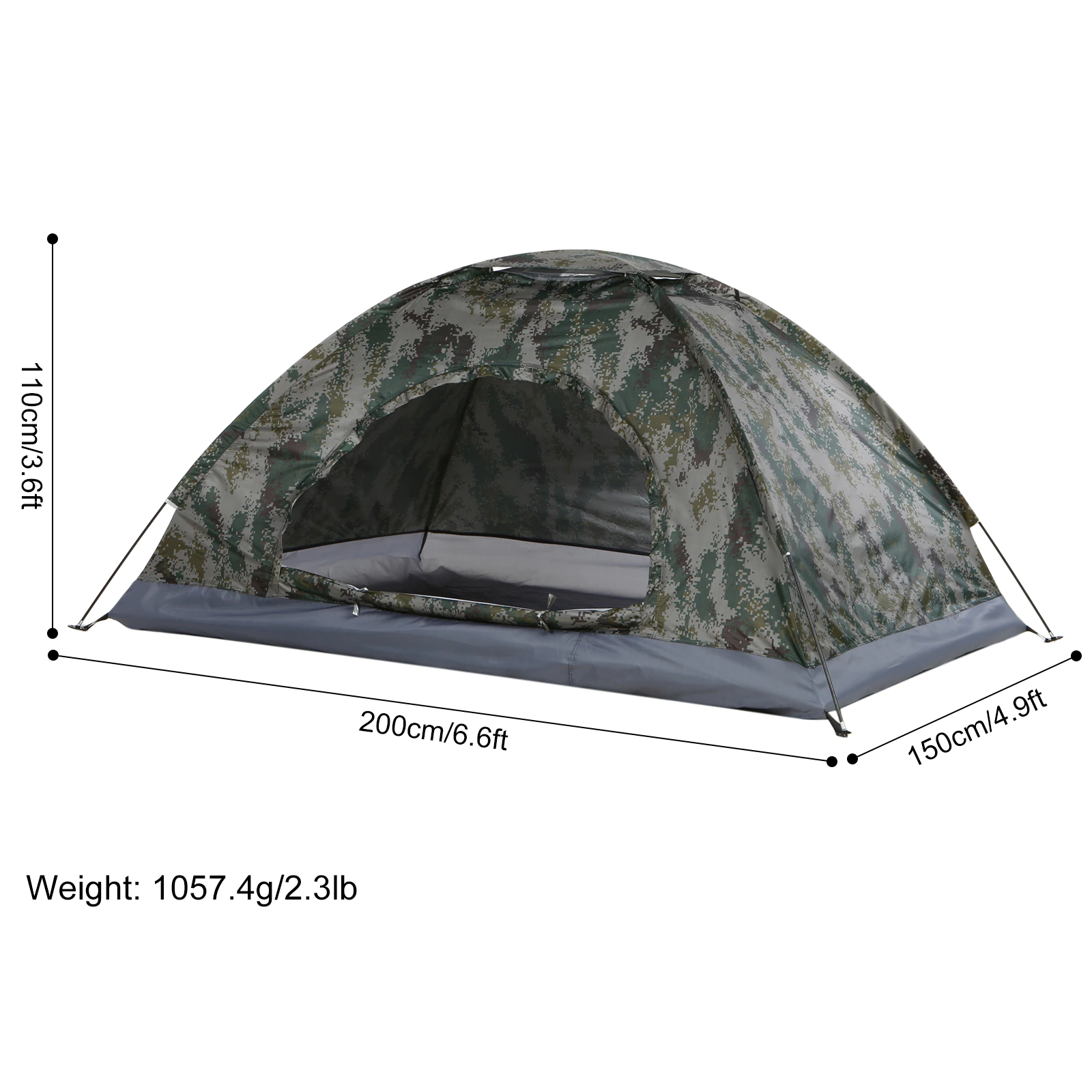 Cheap Goat Tents Camping Double Person Tent Ultralight Waterproof Single Layer Portable Tent Anti